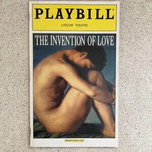 Playbill The Invention of Love Robert Sean Leonard Richard Easton David Harbour